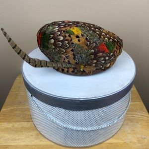 Women's Vintage Feather Hat